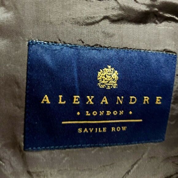 Alexandre London Savile Row 40 L 2 Button Suit - Picture 8 of 12